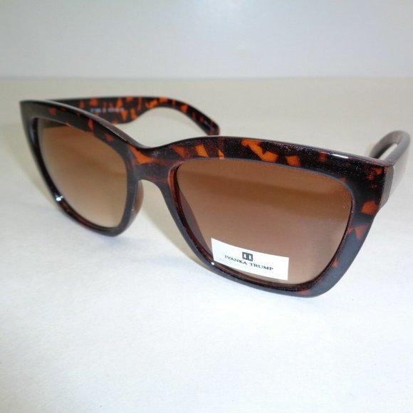 Ivanka Trump Tortoise Brown New Sunglasses - Picture 1 of 8